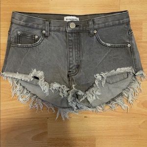 Glamorous black and grey shorts